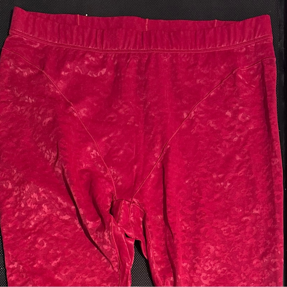 Red  Bottoms high waisted, leopard mesh leggings